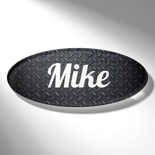 Mike's Diamond Bord Naam Tag (Voorkant)