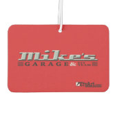 Mike's Garage Luchtverfrisser: Nieuwe Auto Luchtverfrisser (Achterkant)