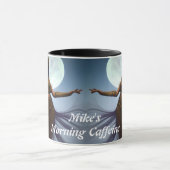 Mike's Morning Cafeïne Gepersonaliseerde  Mok (Midden)