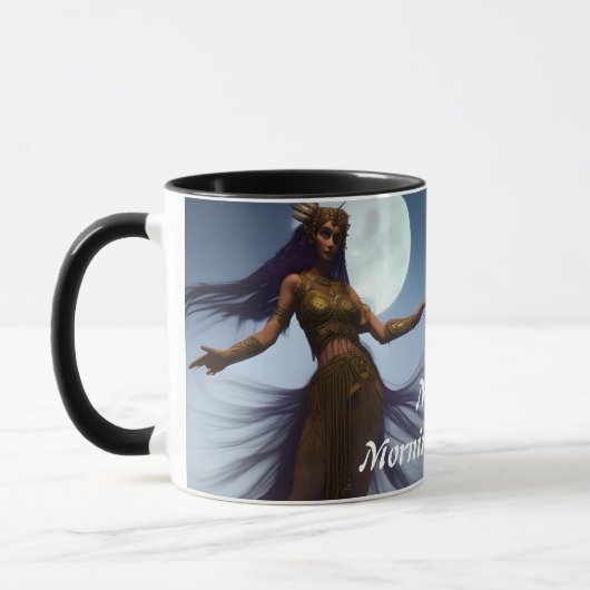 Mike's Morning Cafeïne Gepersonaliseerde  Mok (Links)