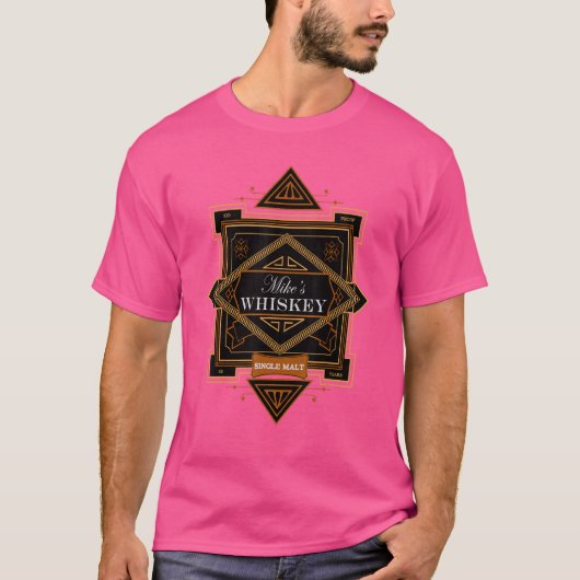 Mike's Whiskey Single Malt Liqueur Whisky Helpt 10 T-shirt (Voorkant)