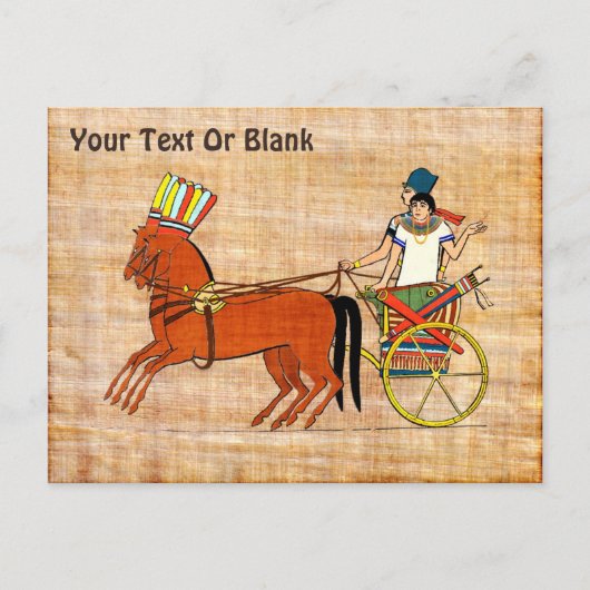 Miketz - De strijdwagen van Jozef Briefkaart (Voorkant)
