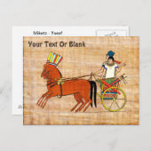 Miketz - Joseph's Chariot Briefkaart (Voorkant / Achterkant)