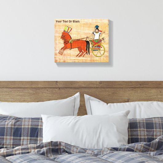 Miketz - Joseph's Chariot Canvas Afdruk (Insitu (Slaapkamer))