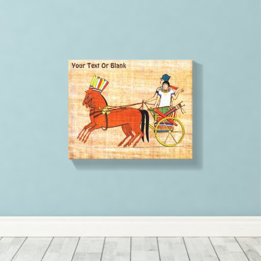 Miketz - Joseph's Chariot Canvas Afdruk (Insitu (Houten vloer))