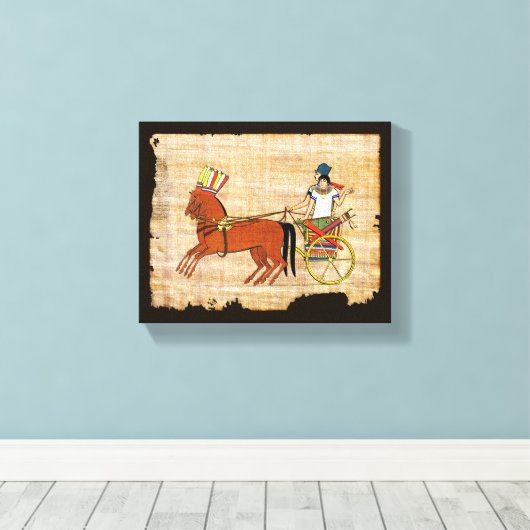 Miketz - Joseph's Chariot Canvas Afdruk (Insitu (Houten vloer))