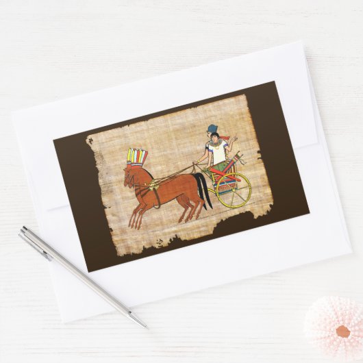 Miketz - Joseph's Chariot Rechthoekige Sticker (Envelop)