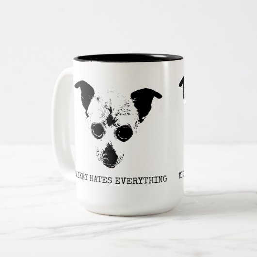 MIKEY HATES MOKKEN (Voorkant links)