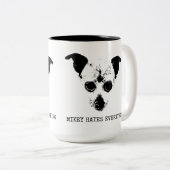 MIKEY HATES MOKKEN (Voorkant rechts)