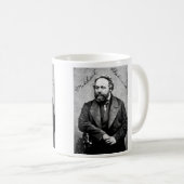 Mikhail Bakunin Anarchist Coffee Mok (Voorkant rechts)