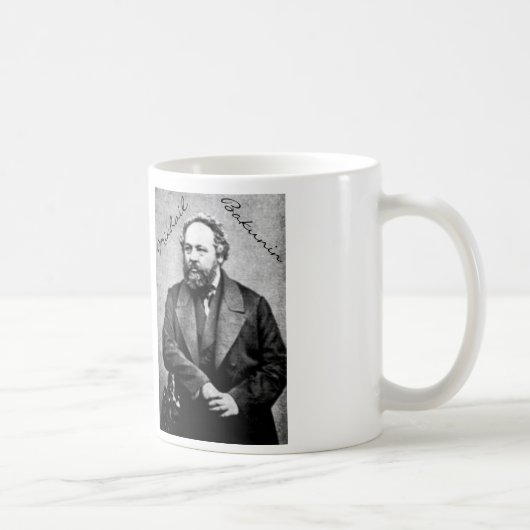 Mikhail Bakunin Anarchist Coffee Mok (Rechts)