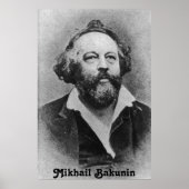 Mikhail Bakunin poster (Voorkant)