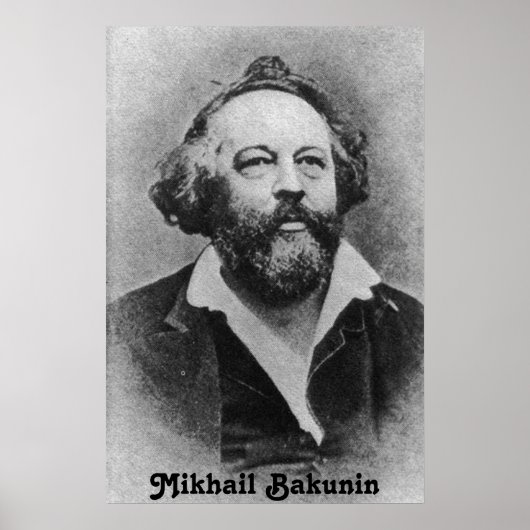 Mikhail Bakunin poster (Voorkant)