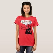 Mikhail Bakunin's formule (liberty-socialisme). en T-shirt (Voorkant volledig)