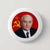 Mikhail Gorbachev Button (Voorkant)