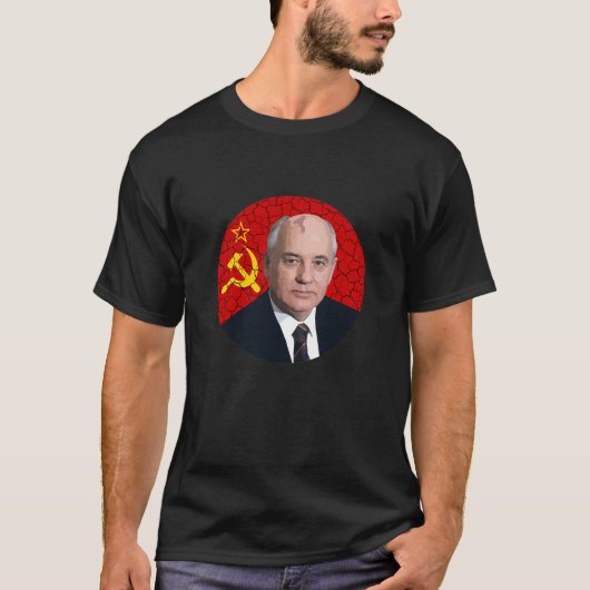 Mikhail Gorbachev T-shirt (Voorkant)