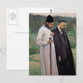 Mikhail Nesterov - De filosofen Briefkaart (Voorkant / Achterkant)