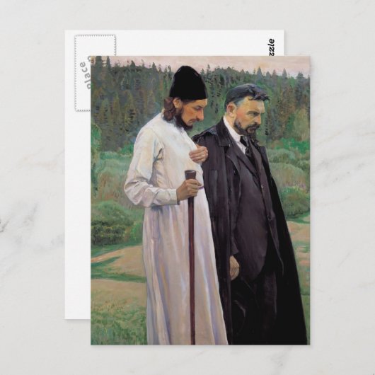 Mikhail Nesterov - De filosofen Briefkaart (Voorkant / Achterkant)