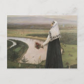 Mikhail Nesterov - over de bergen Briefkaart (Voorkant)