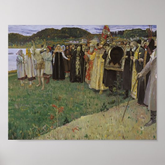 Mikhail Nesterov- Rus: De ziel van het volk Poster (Voorkant)