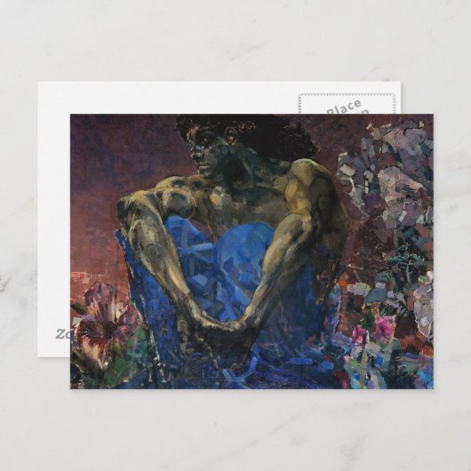 Mikhail Vrubel - Demon Briefkaart (Voorkant / Achterkant)