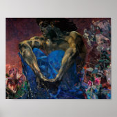 Mikhail Vrubel - Demon Poster (Voorkant)