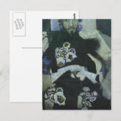 Mikhail Vrubel - een Man in Russisch oud stijlkost Briefkaart (Voorkant / Achterkant)