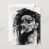 Mikhail Vrubel - Hoofd van de profeet Briefkaart (Voorkant / Achterkant)