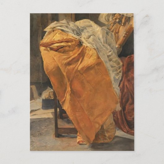 Mikhail Vrubel - Nog steeds leven. Weefsels. Briefkaart (Voorkant)