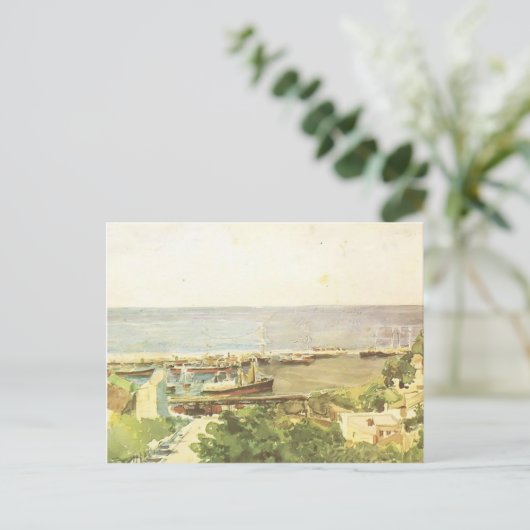 Mikhail Vrubel- Odessa-haven Briefkaart (Staand voorkant)