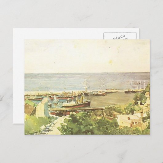 Mikhail Vrubel- Odessa-haven Briefkaart (Voorkant / Achterkant)