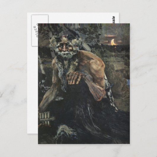 Mikhail Vrubel- Pan Briefkaart (Voorkant / Achterkant)