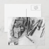 Mikhail Vrubel - Pencils Briefkaart (Voorkant / Achterkant)