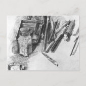 Mikhail Vrubel - Pencils Briefkaart (Voorkant)