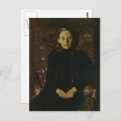 Mikhail Vrubel-Portret van de vrouw van de zakenma Briefkaart (Voorkant / Achterkant)