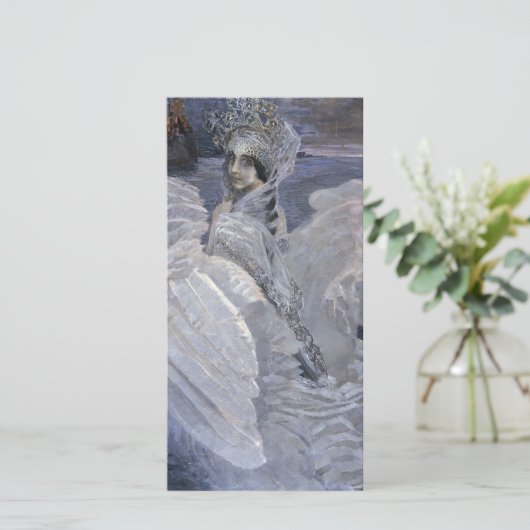 Mikhail Vrubel - Swan Princess Feestdagenkaart (Staand voorkant)