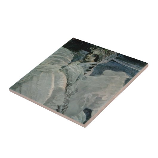 Mikhail Vrubel - The Swan Princess Tegeltje (Zijkant)