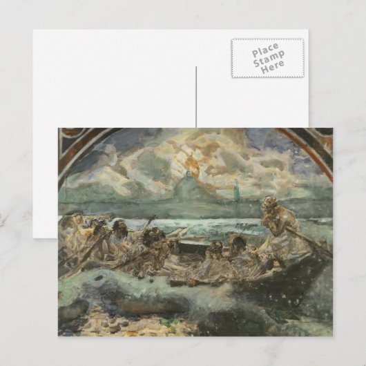 Mikhail Vrubel: Water Briefkaart (Voorkant / Achterkant)