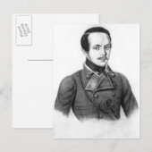 Mikhail Yuryevich Lermontov Briefkaart (Voorkant / Achterkant)
