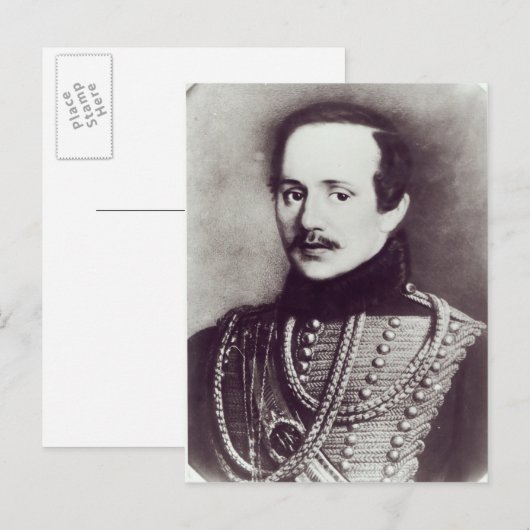 Mikhail Yuryevich Lermontov Briefkaart (Voorkant / Achterkant)