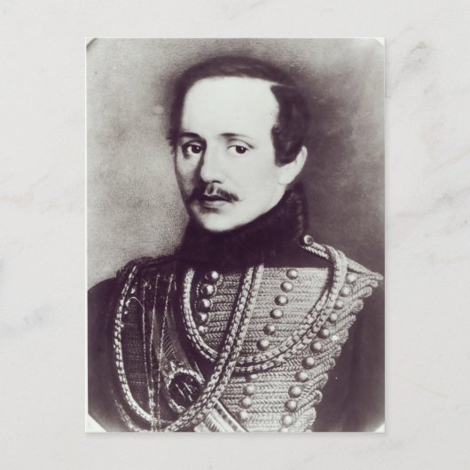 Mikhail Yuryevich Lermontov Briefkaart (Voorkant)