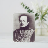 Mikhail Yuryevich Lermontov Briefkaart (Staand voorkant)