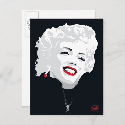 Miki Marilyn Briefkaart (Voorkant / Achterkant)