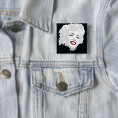 Miki Marilyn Vierkante Button 5,1 Cm (In situ)