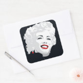 Miki Marilyn Vierkante Sticker (Envelop)