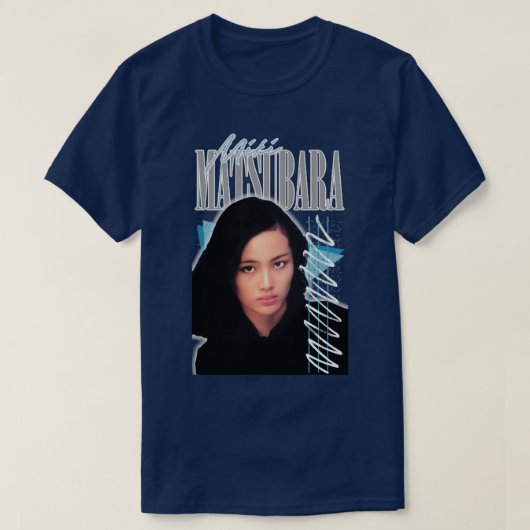 Miki Matsubara Retro Citypop Fan Art Design T-shirt (Design voorkant)