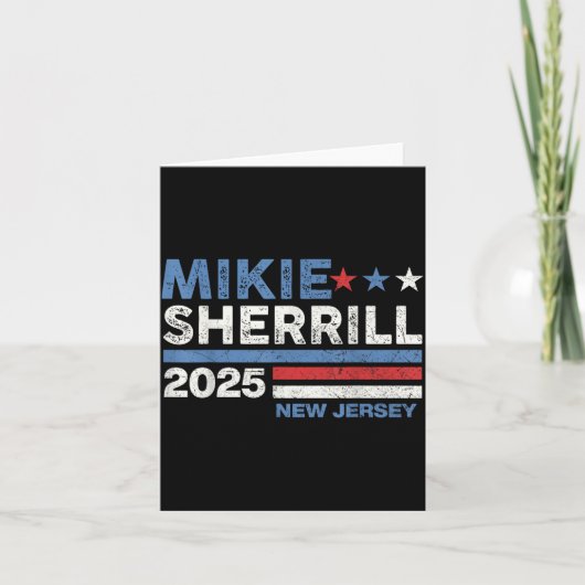Mikie Sherrill New Jersey Governor 2025 Election D Kaart (Voorkant)