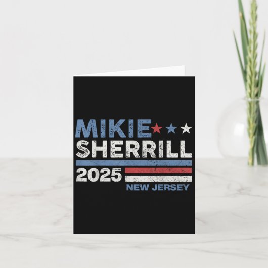 Mikie Sherrill New Jersey Governor 2025 Election D Kaart (Voorkant)