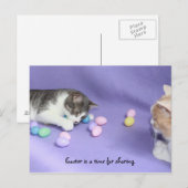 Mikie's Paaseieren Feestdagenkaart (Voorkant / Achterkant)