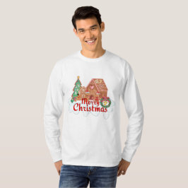 Mikitez gingerbreadhouse ontbijtkoek t-shirt